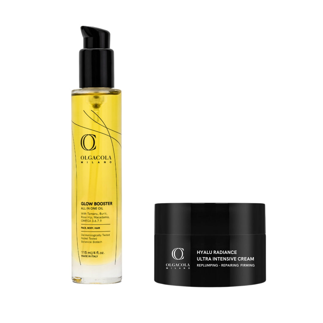 Kit Glow Booster Oil + Hyalu Radiance Ultra Intensive Cream