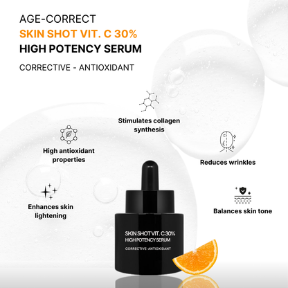 Power Kit Siero Skin Shot Vit. C 30% + Skin Shot Polipeptidi 10%