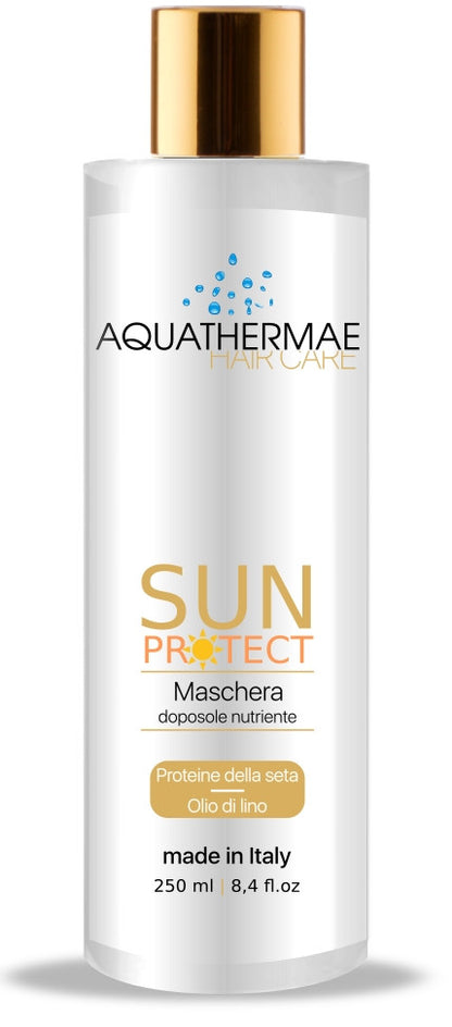 Kit solare protettivo e nutriente, capelli sani e protetti,  argan e cheratina
